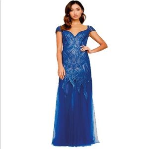 Tadashi Shoji Euclid Sequin Gown